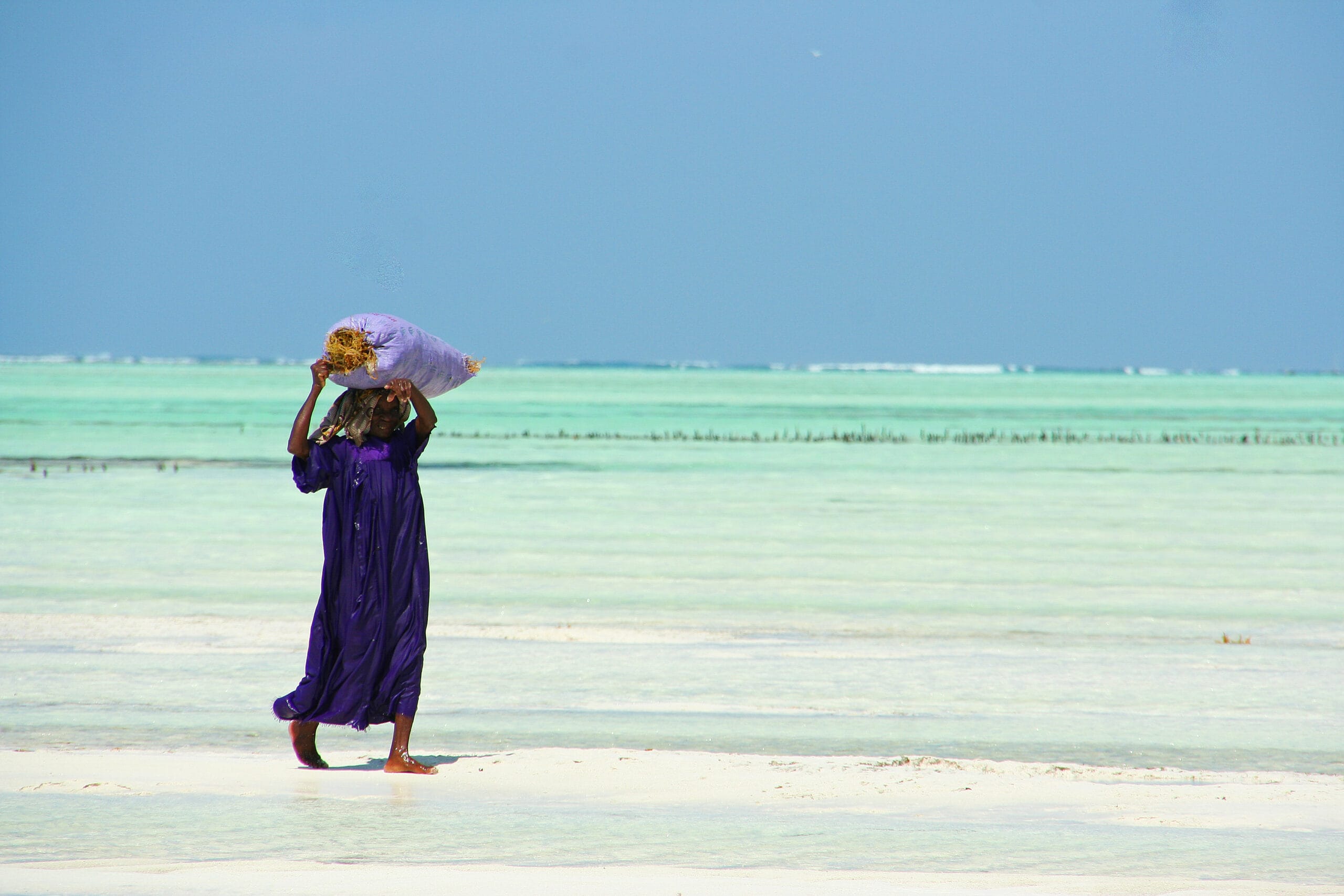 lokal op strand Zanzibar