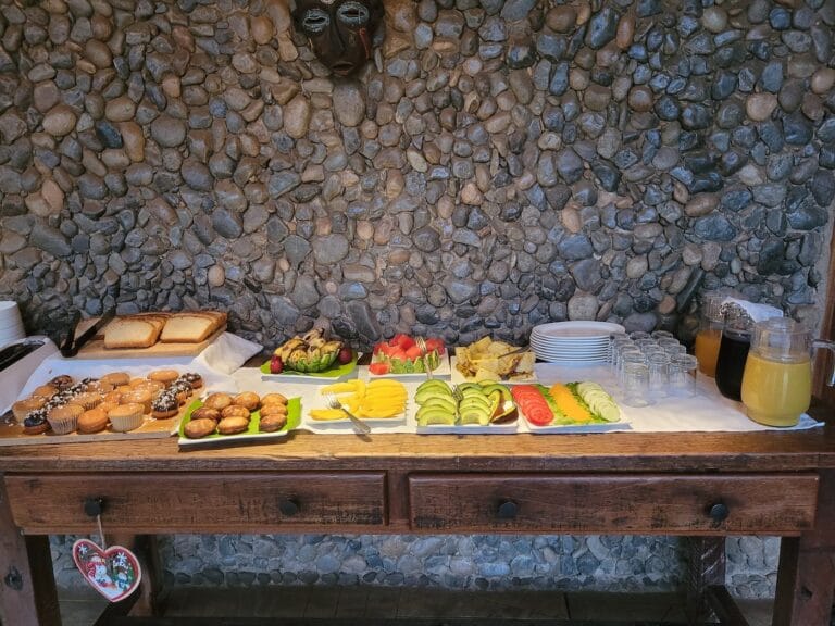 ontbijtbuffet mtoni river