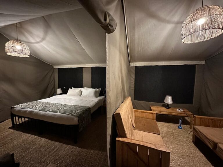 Tent indeling Kon Tiki Camp Serengeti