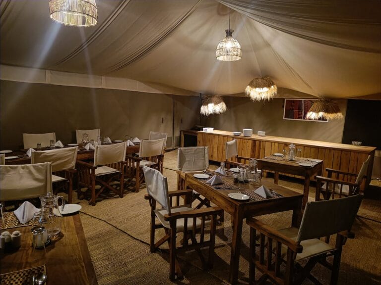 eetzaal Kon Tiki Camp Serengeti