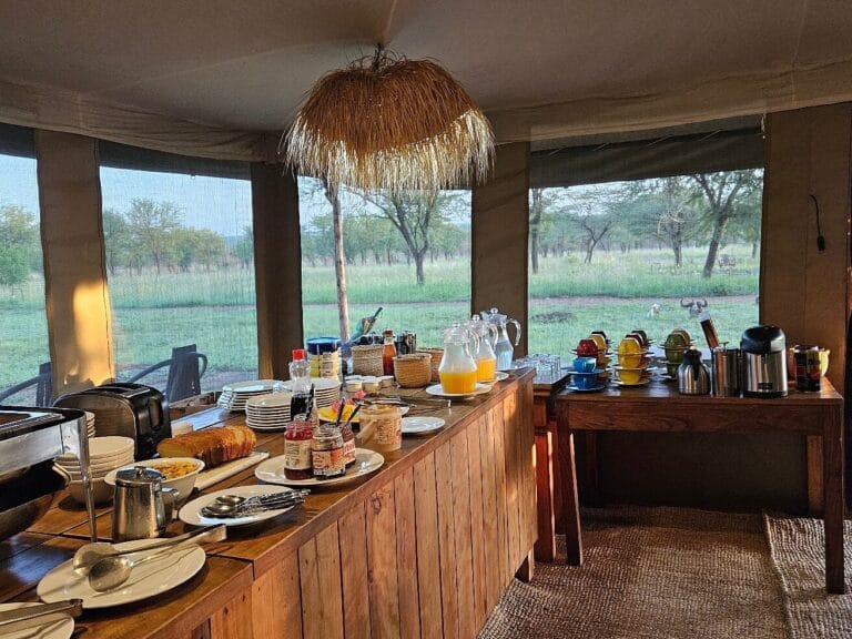 Buffet Kon Tiki Camp Serengeti