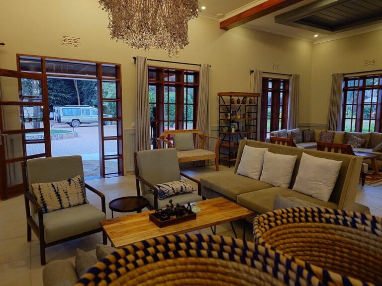 Ontvangstruimte Bougainvillea Safari Lodge