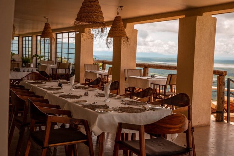manyara best view lodge restaurant